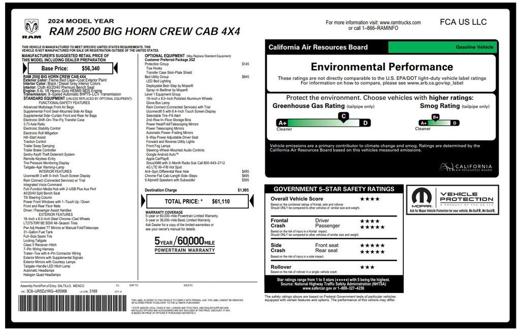 ram ram 2500 pickup 2024 3C6UR5DJ1RG405968 image ram ram 2500 pickup 2024 3C6UR5DJ1RG405968 image